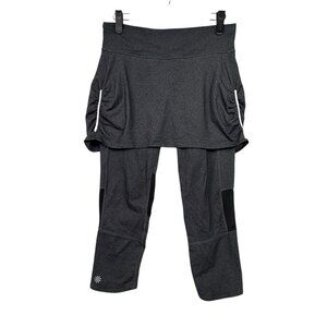 Athleta 2 in 1 Skirt Skort Cropped Women's Legging Pants Size Small